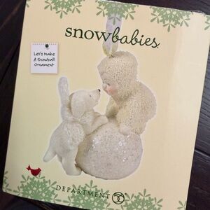 Department 56 Snowbabies Figurine with Dog